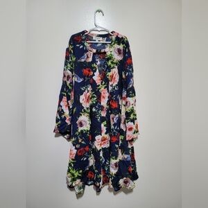 Umgee Navy Floral Dress‎